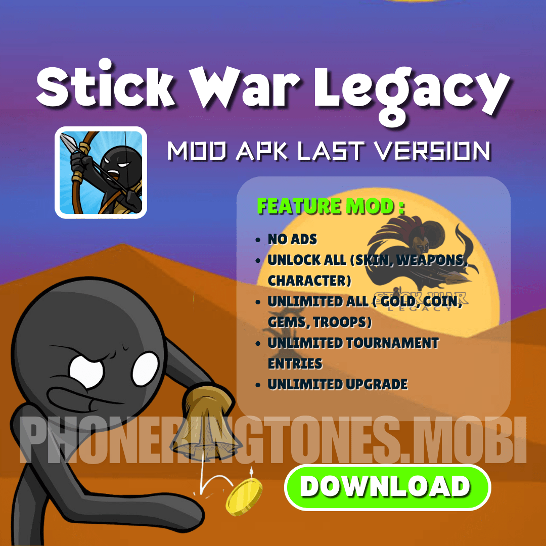 Download Game Stick War Legacy Mod Apk Update Fitur Menu MOD Terbaru All Unlimited